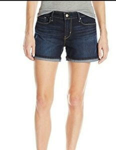 Levi stratus modern fit dark wash denim shorts